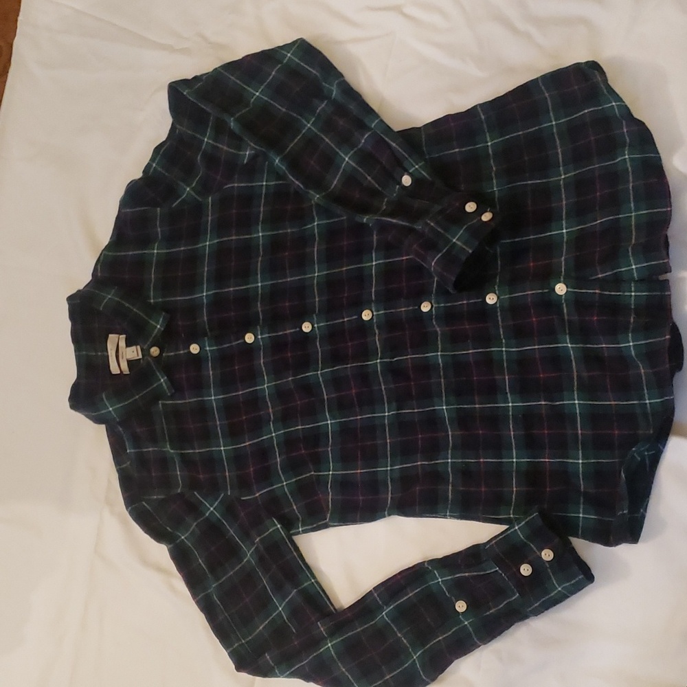 J crew plaid flannel